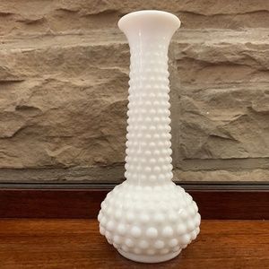 Hobnail Vase Vintage Milk Glass Hobnail Bud Vase